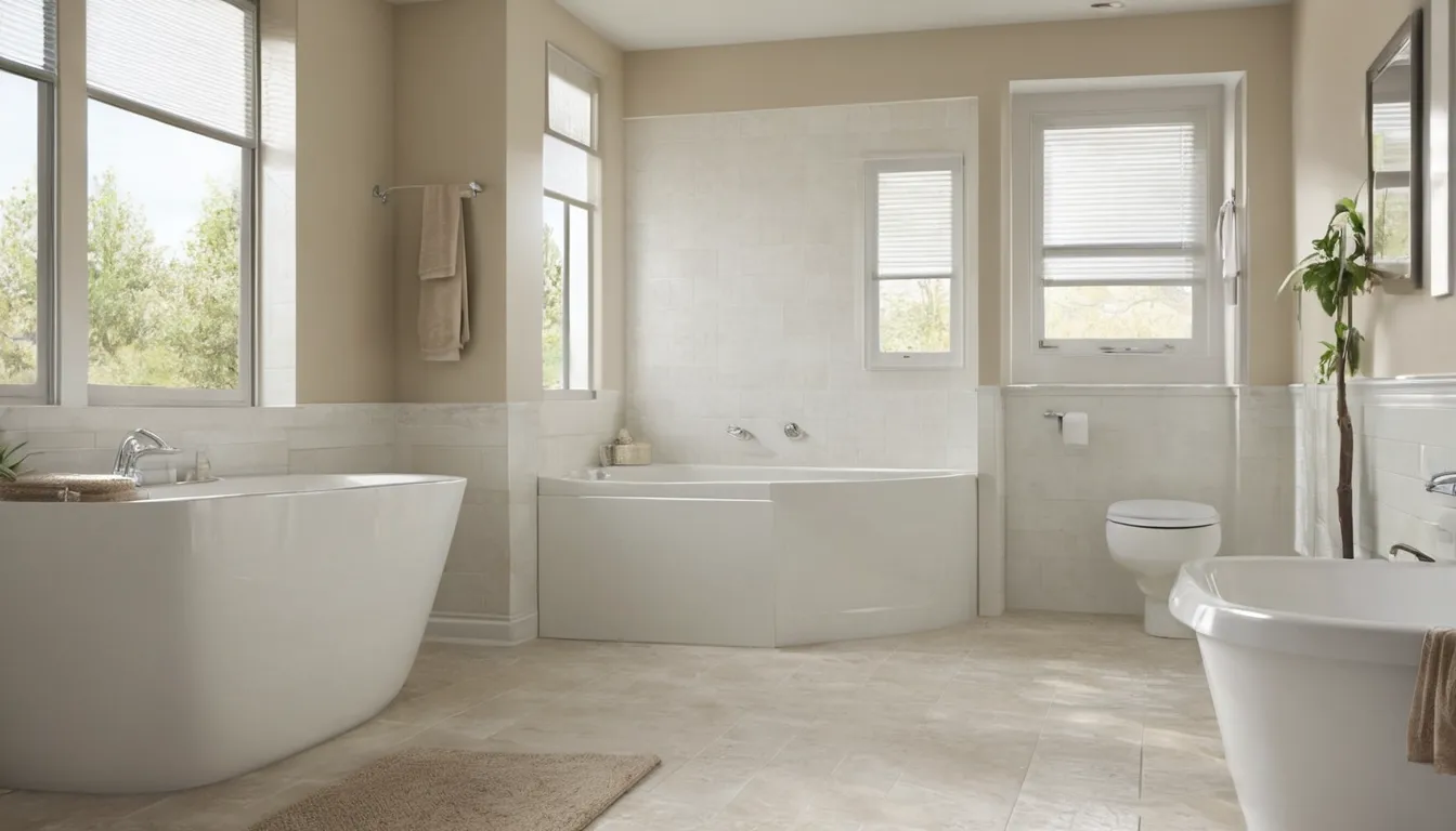 Senior walk-in tub in a bright bathroom in a San Leandro home